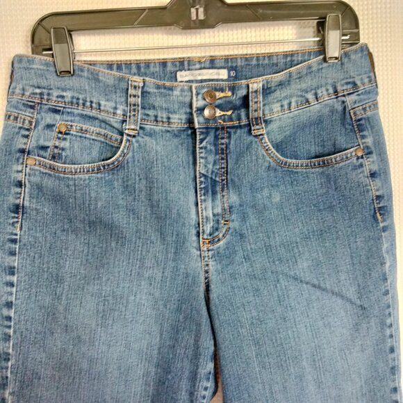 Bandolinoblu Denim Bermuda Length shorts size 10 - Picture 3 of 8